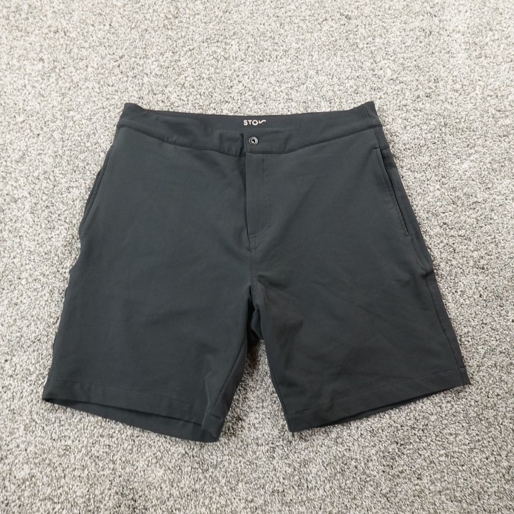 Stoic‎ Shorts Mens 34 Gray Chino Backcountry Hiking Climbing Outdoor Stretch